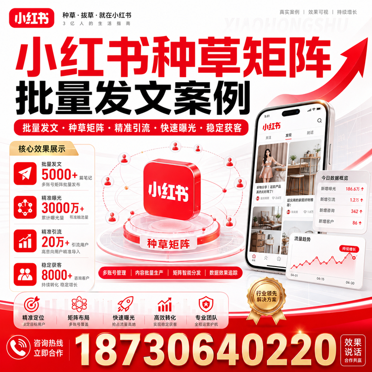 临高小红书种草矩阵批量发文案例